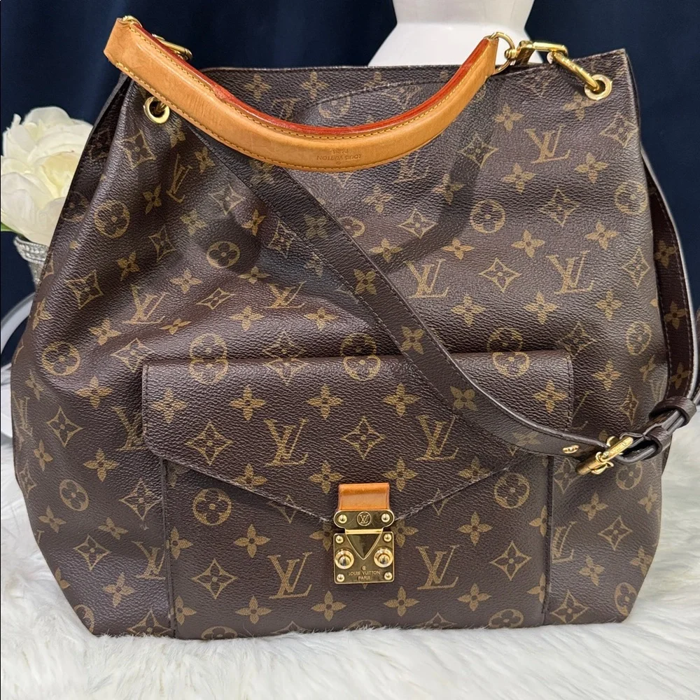 🤎Louis Vuitton Metis Hobo Monogram Canvas Shoulder Bag